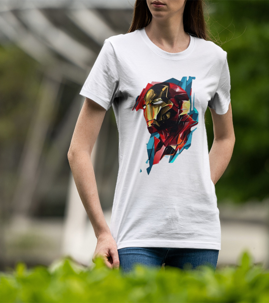 Marvel Avengers Endgame Iron Man Abstract T-Shirt