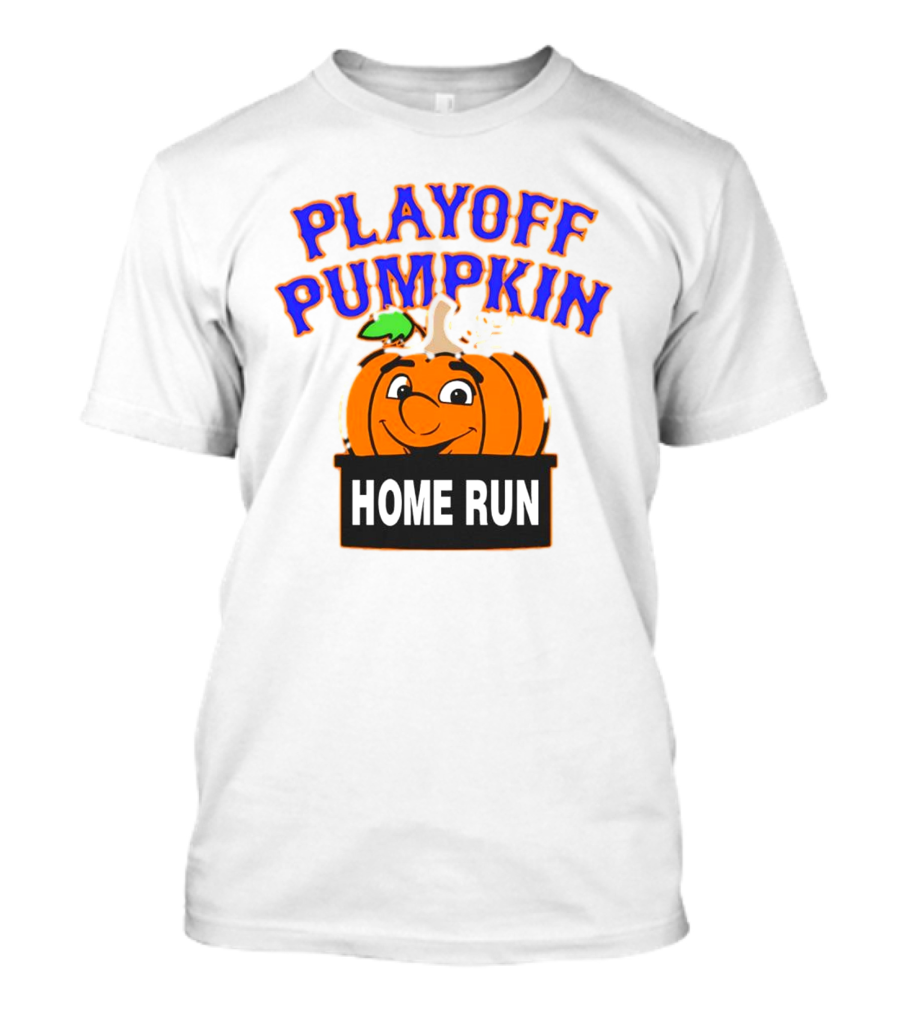 Playoff Pumpkin Home Run Mets Baseball T-Shirt