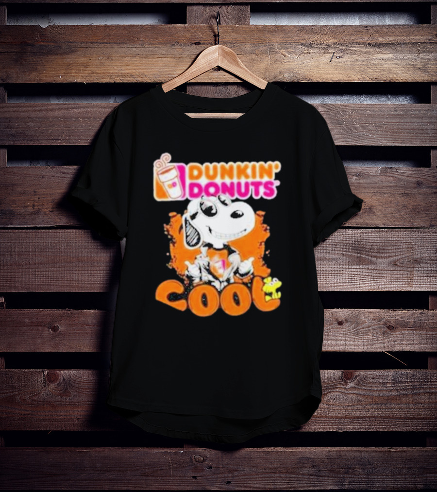 Snoopy Woodstock Dunkin' Donuts Cool T-Shirt