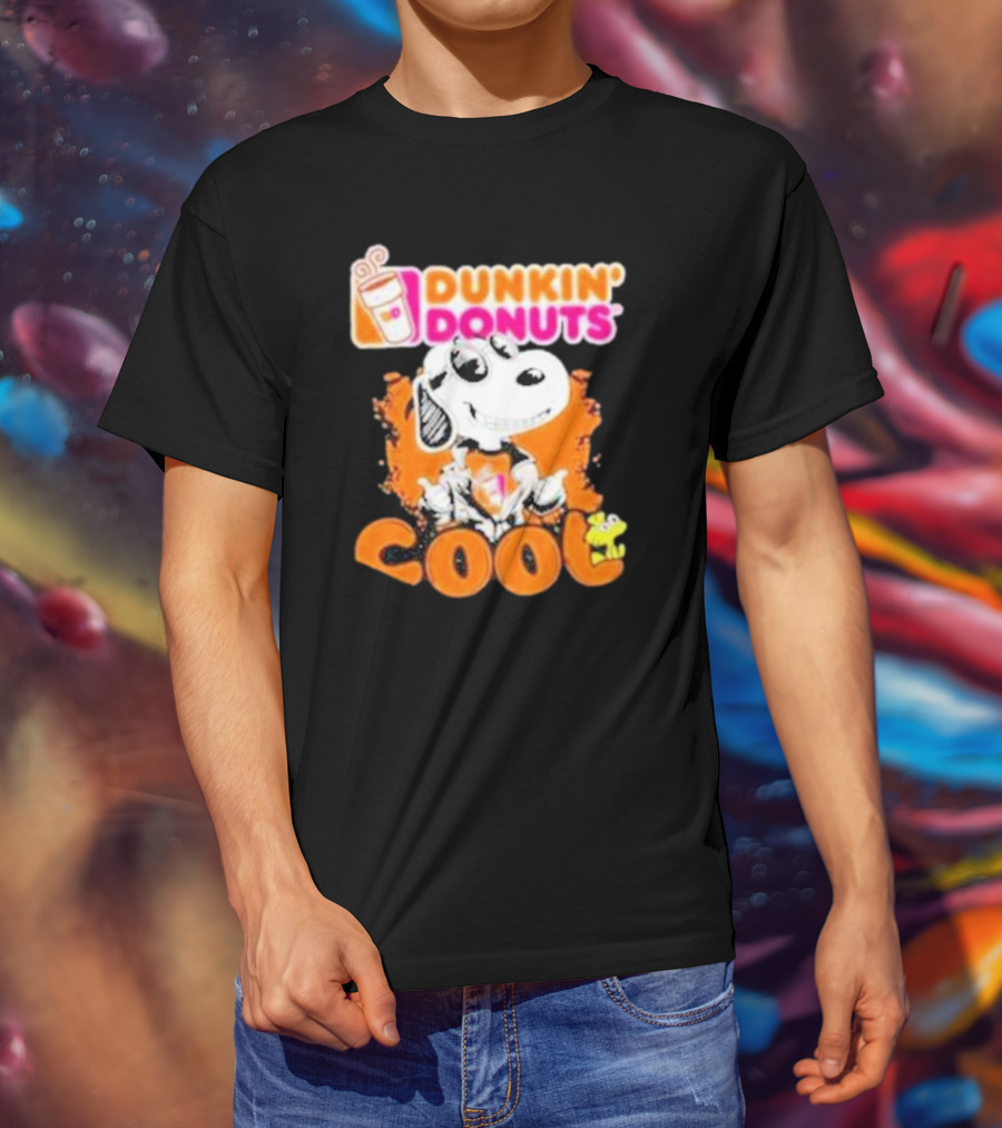 Snoopy Woodstock Dunkin' Donuts Cool T-Shirt