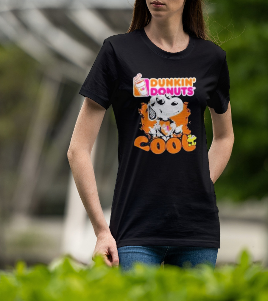 Snoopy Woodstock Dunkin' Donuts Cool T-Shirt