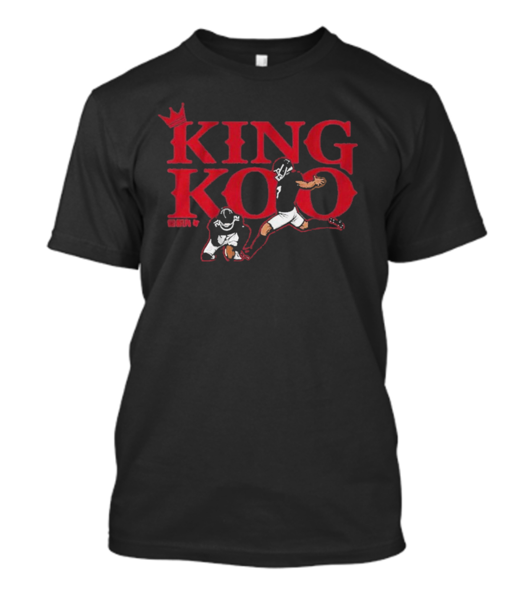 Younghoe Koo King Koo Football Player Action With Crown T-Shirt