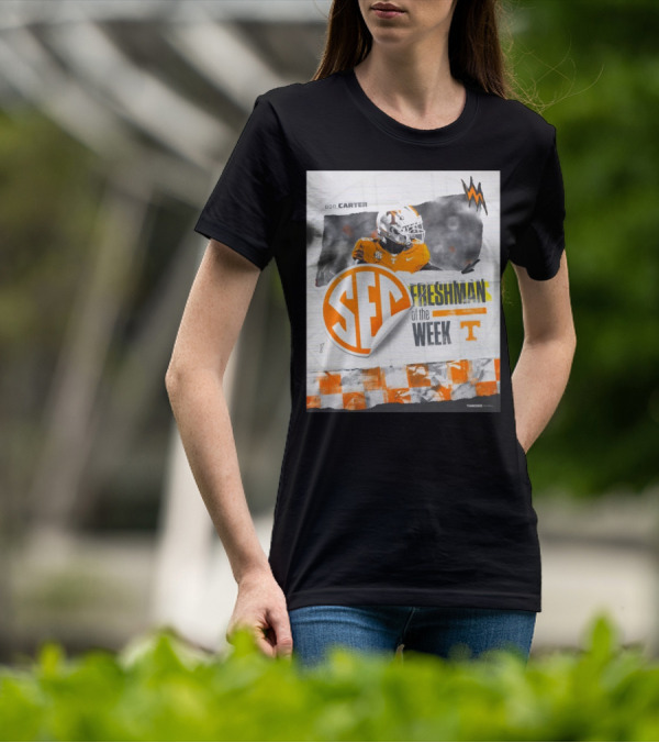 Boo Carter Freshman Of The Week SEC Tennessee Vols T-Shirt