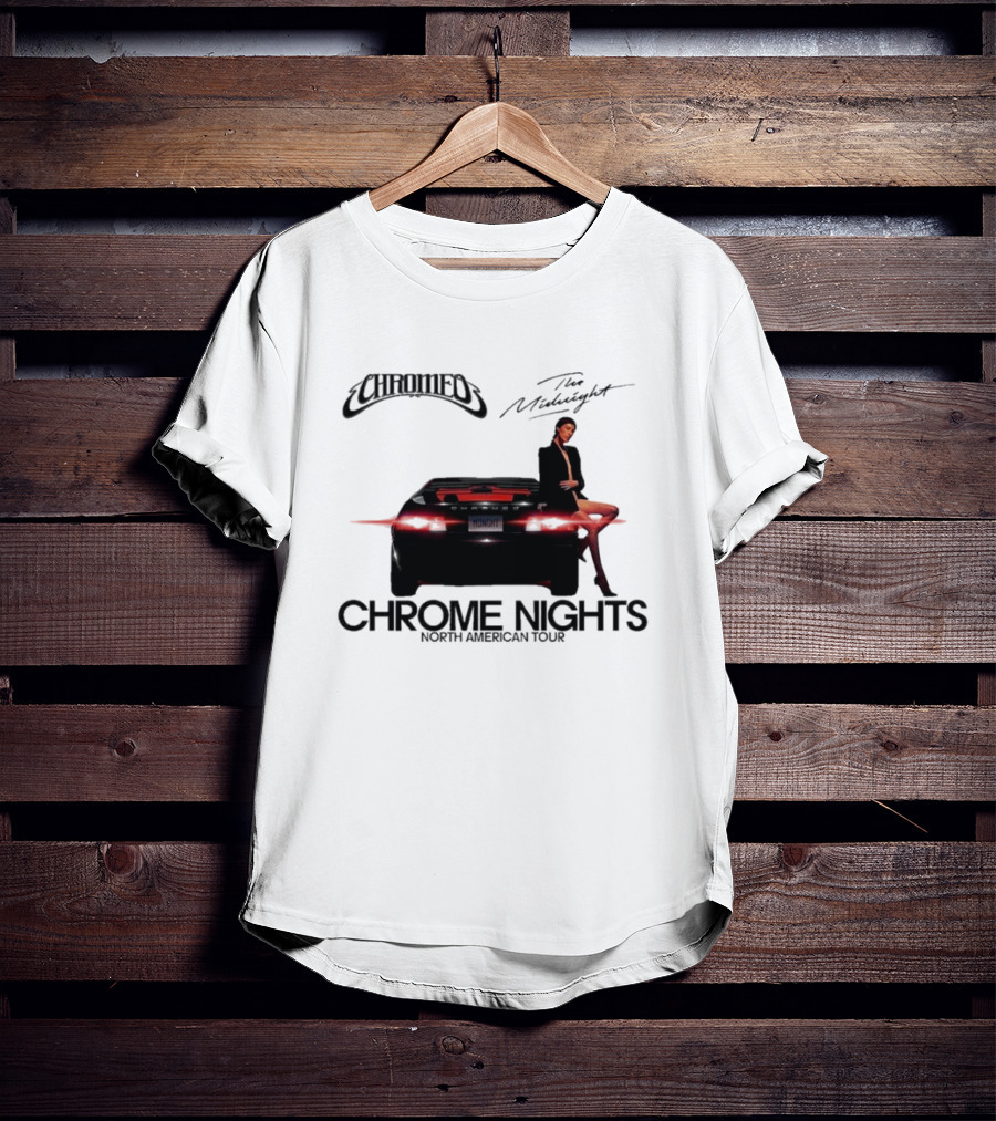 Chromeo The Midnight Chrome Nights North American Tour T-Shirt
