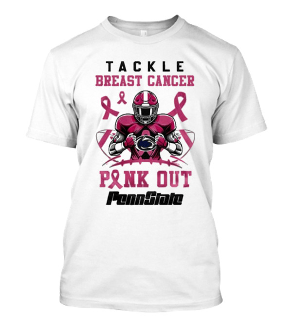 Penn State Tackle Breast Cancer Pink Out T-Shirt