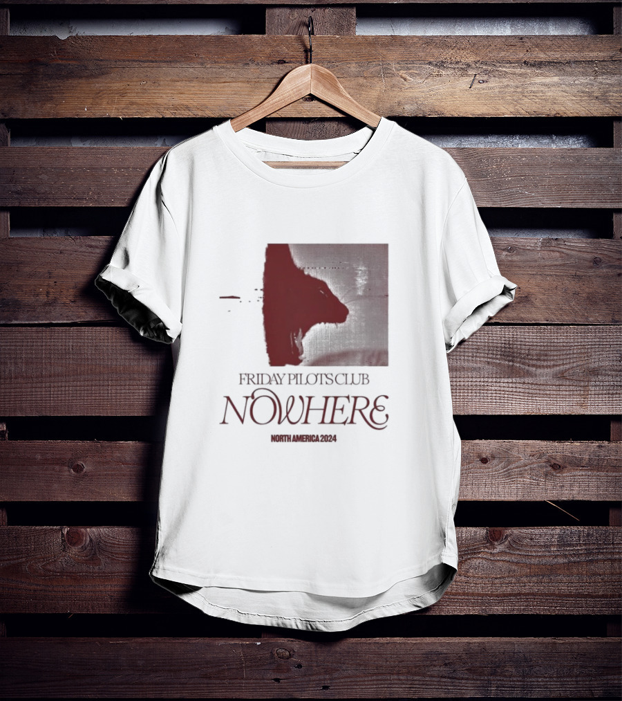 Friday Pilots Club Nowhere North America T-Shirt