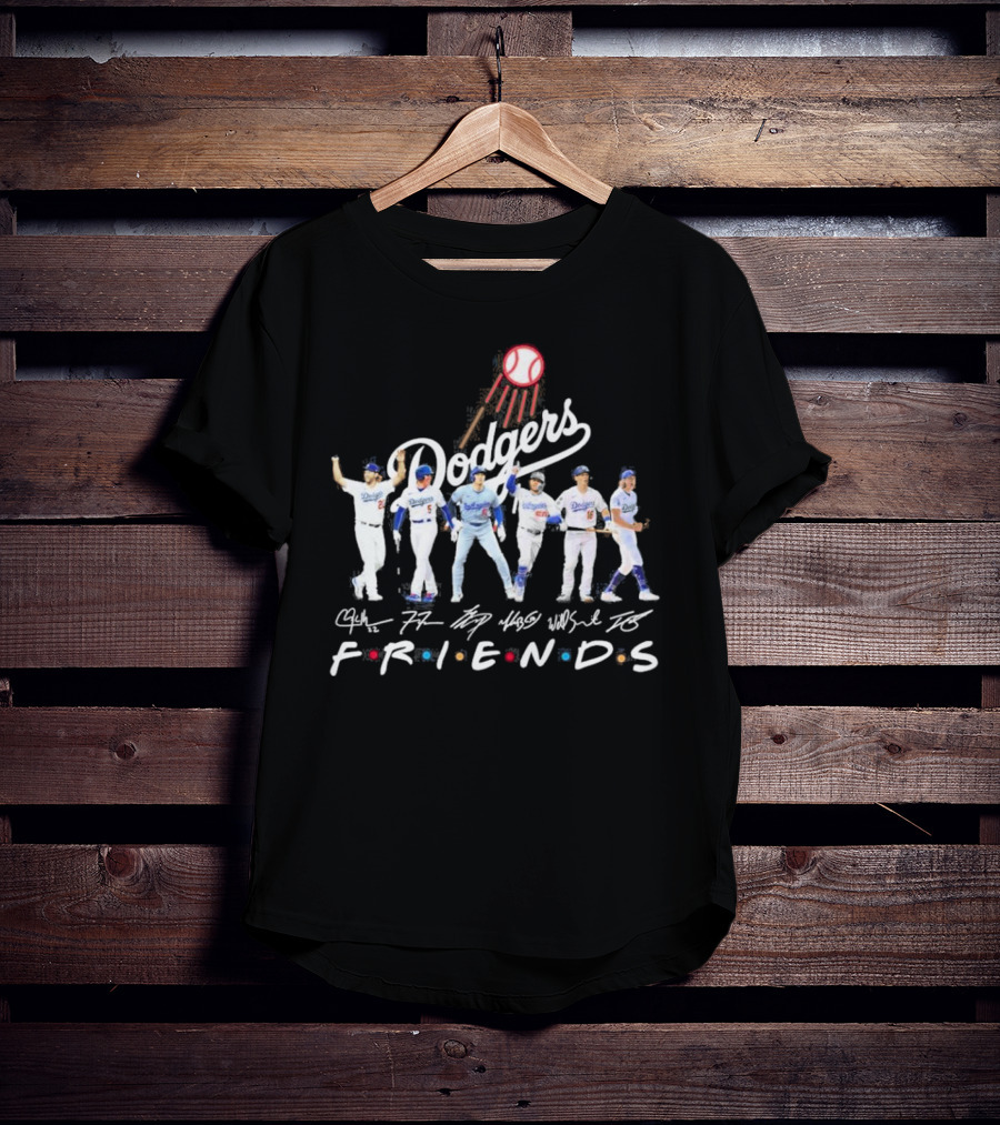 Friends Dodgers Los Angeles Players NLCS T-Shirt
