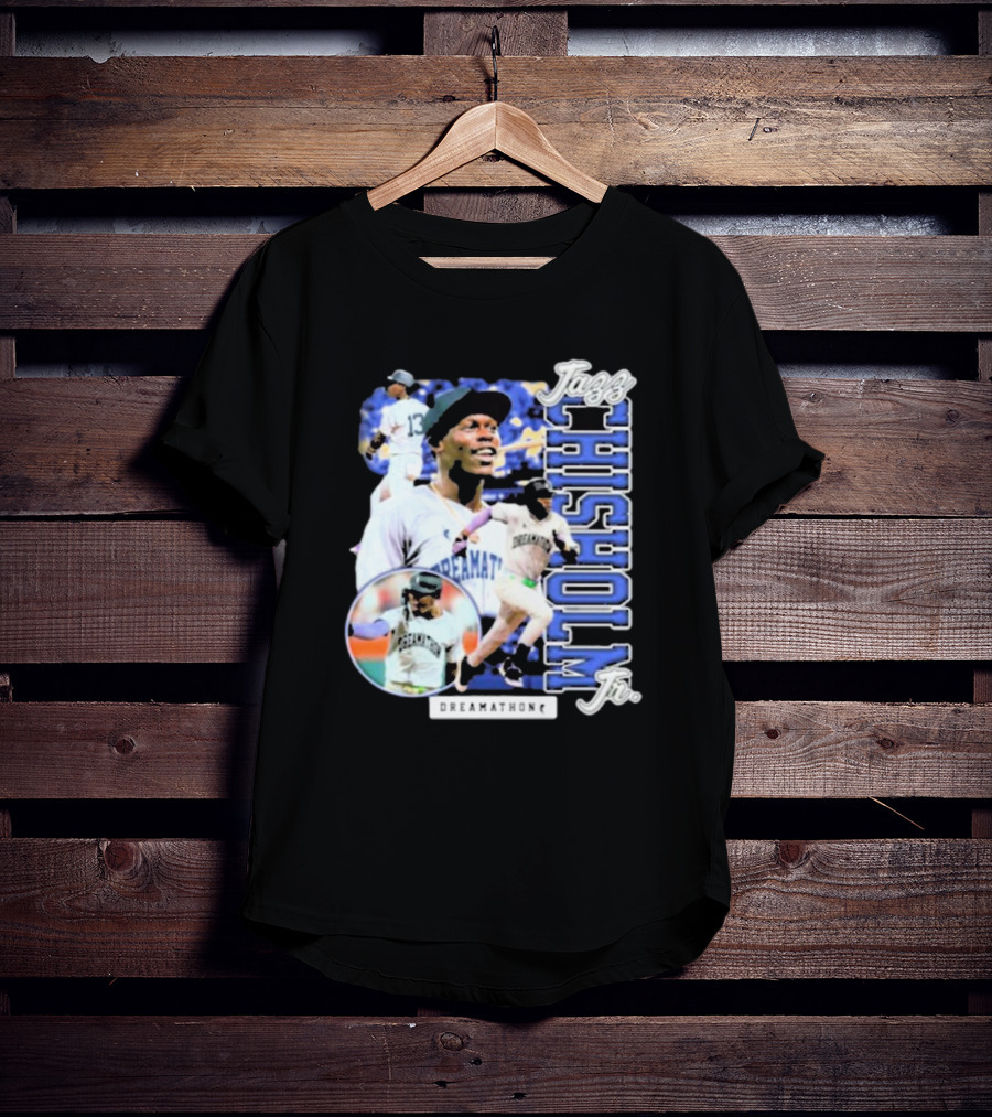 Jazz Chisholm Jr. Dreamathon Baseball Collage T-Shirt