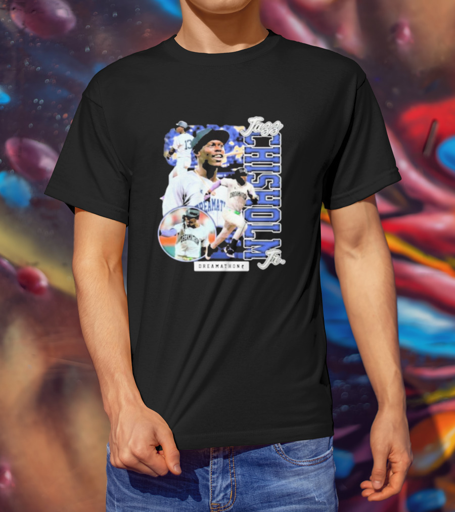 Jazz Chisholm Jr. Dreamathon Baseball Collage T-Shirt