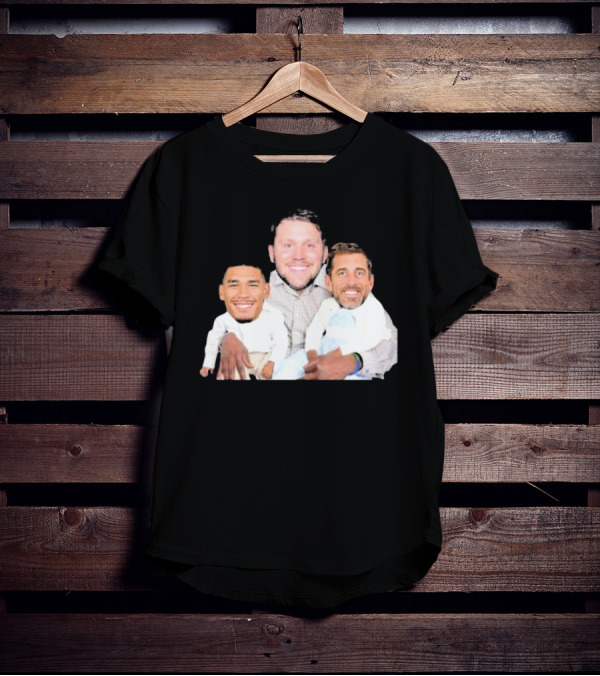 Josh Allen Allen Lazard Holding Son Daughter Aaron Rodgers T-Shirt
