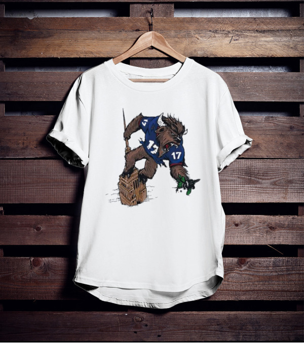 Josh Allen Buffalo Bills 17 Dominates New York Jets On Empire State Building Beast Mode T-Shirt