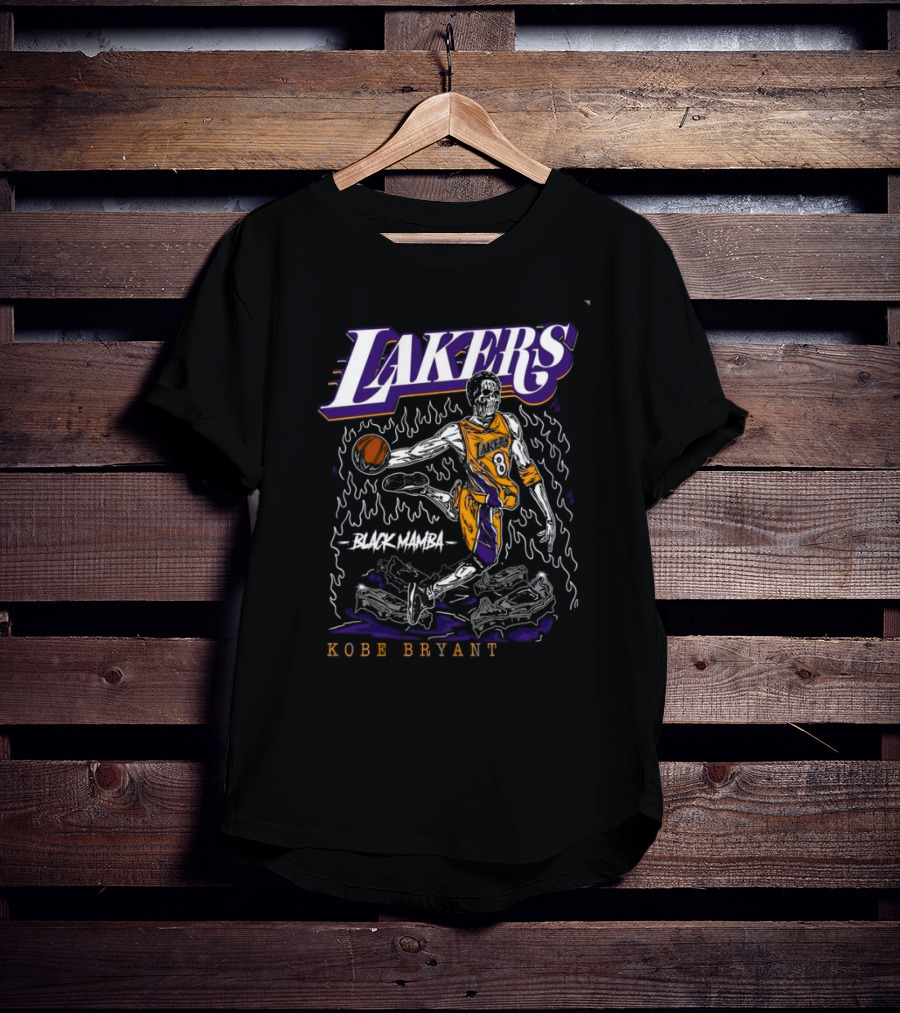 Lakers Black Mamba Kobe Bryant 8 T-Shirt