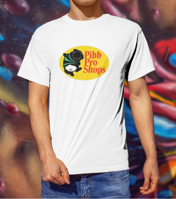 Pibble Palace Pibb Pro Shops Yellow Oval Bulldog T-Shirt
