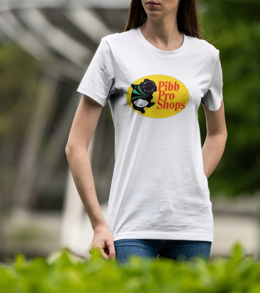Pibble Palace Pibb Pro Shops Yellow Oval Bulldog T-Shirt