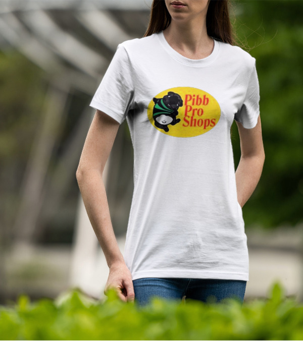 Pibble Palace Pibb Pro Shops Yellow Oval Bulldog T-Shirt