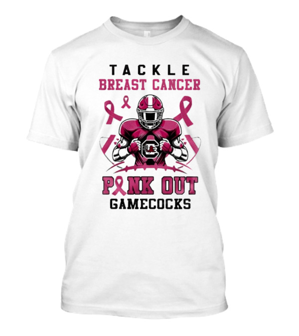 Tackle Breast Cancer Pink Out Gamecocks T-Shirt