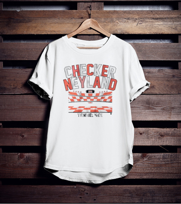 Checker Neyland Tennessee Vols Football Stadium T-Shirt