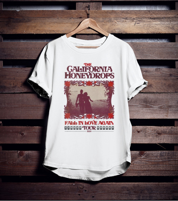 The California Honeydrops Fall In Love Again Tour T-Shirt