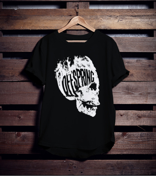 The Offspring Flaming Skull Logo Iconic Band T-Shirt