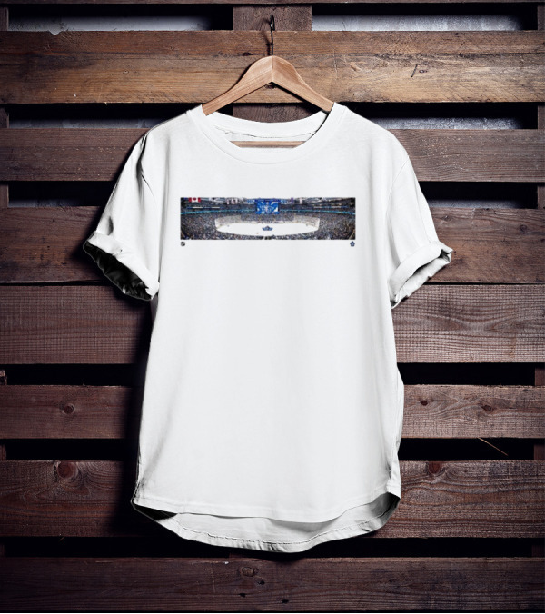 Toronto Maple Leafs Scotiabank Arena Game Night Panorama T-Shirt