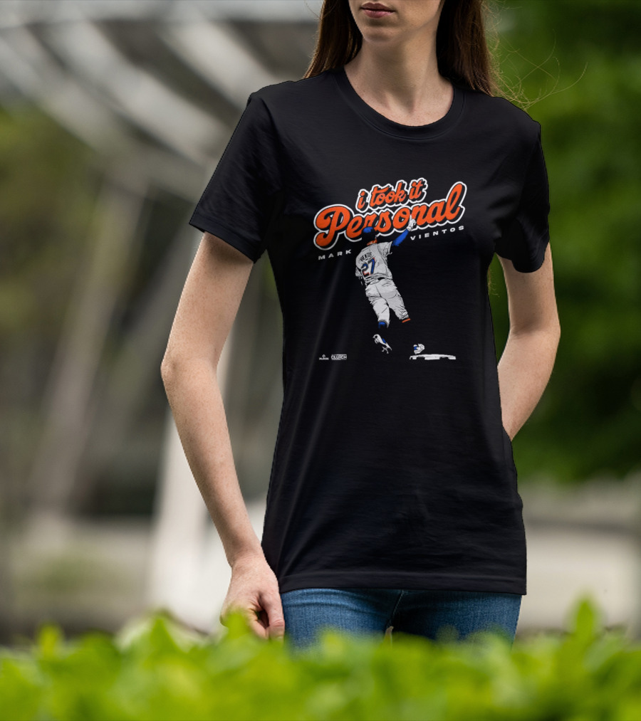 I Took It Personal Mark Vientos 27 New York Mets Clutch Sports Graphics T-Shirt