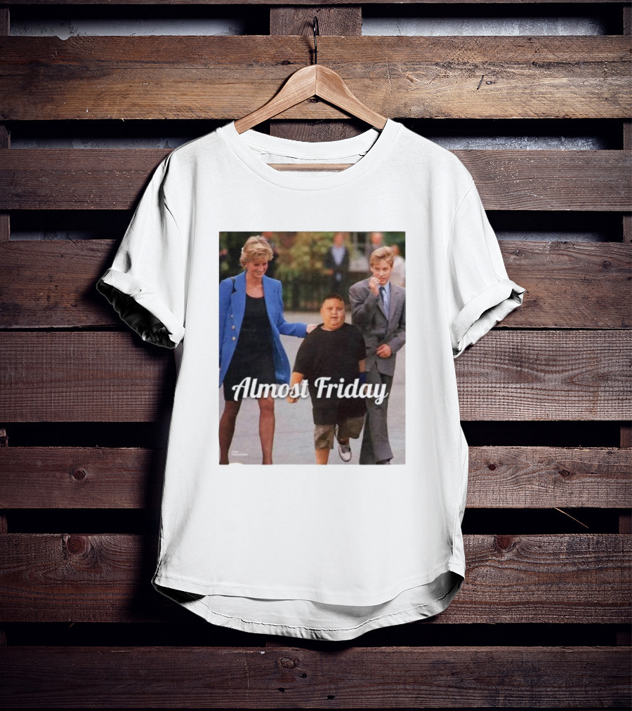 Almost Friday Rizzler Royalty Humorous Princess Iconic Moments T-Shirt