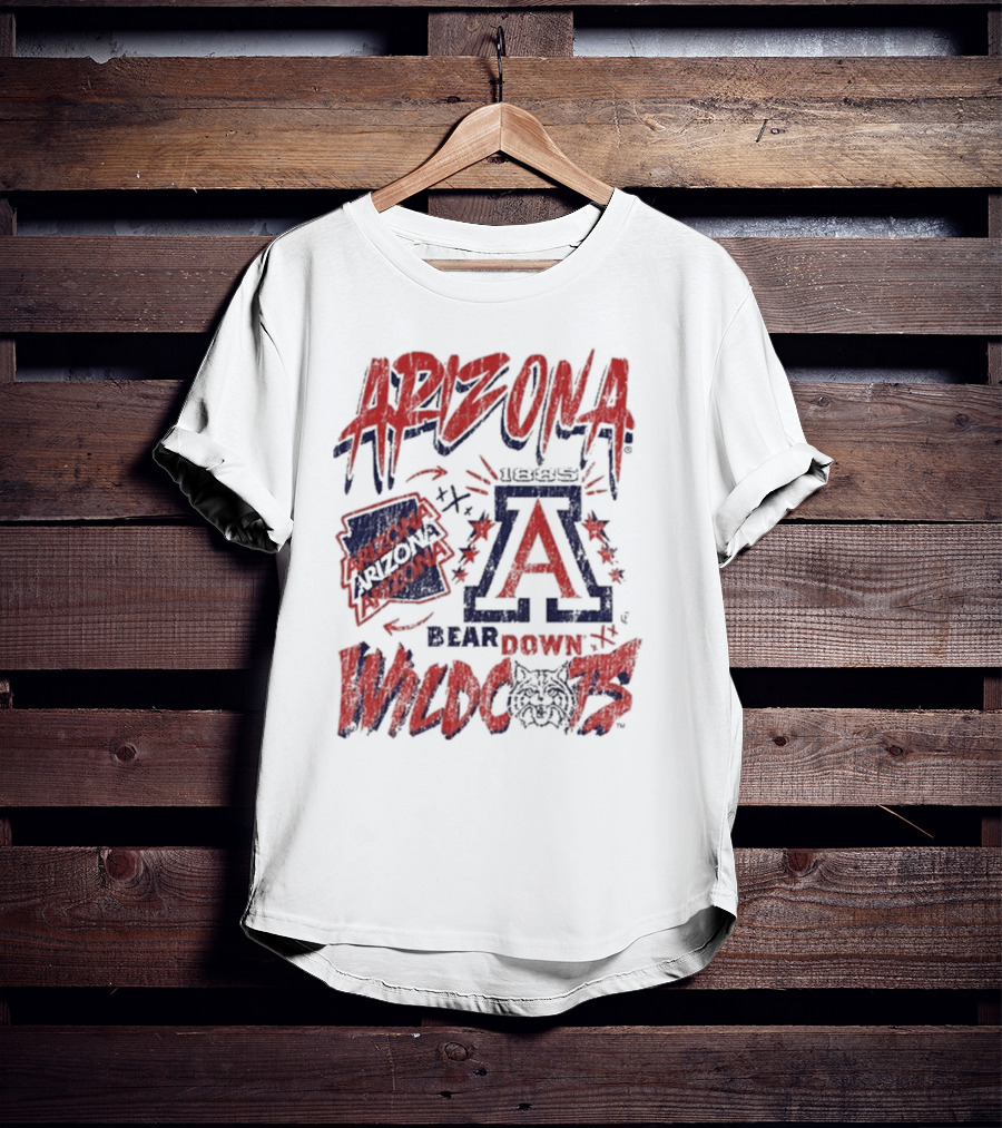 Arizona Wildcats Bear Down 1885 Vintage Wildcats T-Shirt