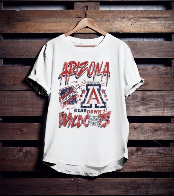 Arizona Wildcats Bear Down 1885 Vintage Wildcats T-Shirt