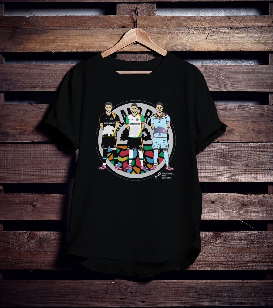 Oaklandish Stairwell Jam Designs Oakland Roots SC T-Shirt