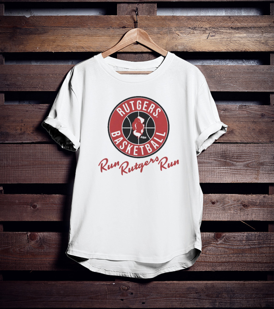 Rutgers Basketball Run Rutgers Run Vintage T-Shirt