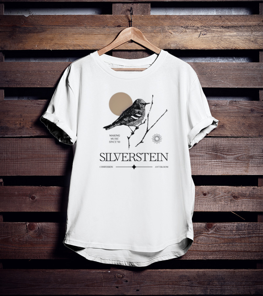 Silverstein Confession Making Music Since '00 Bird And Sun T-Shirt