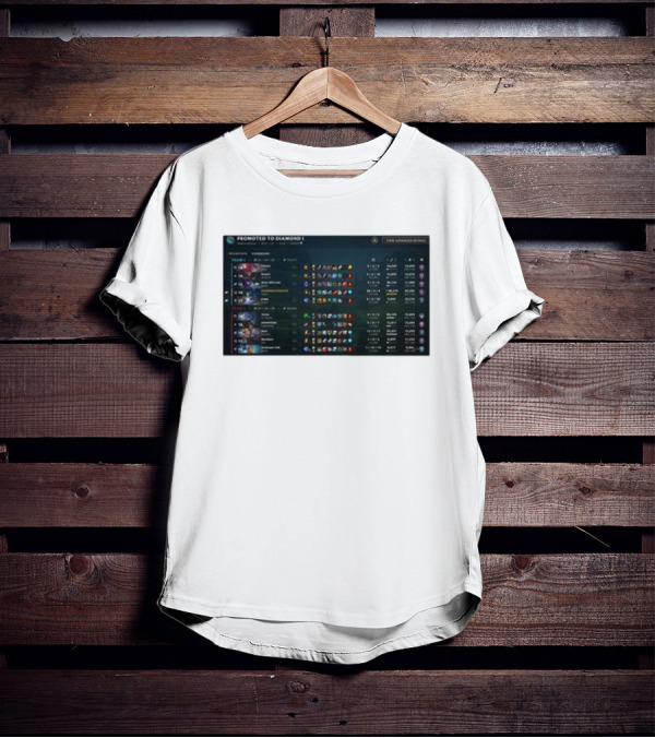 Promoted To Diamond I Ranked Solo Starlightapm Victory 멤버 10 Overview T-Shirt