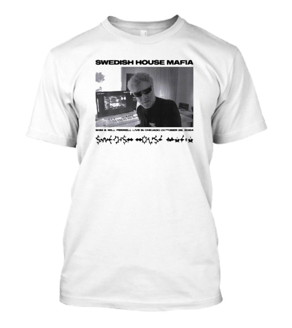 SWEDISH HOUSE MAFIA X WILL FERRELL Music Collaboration AI T-Shirt