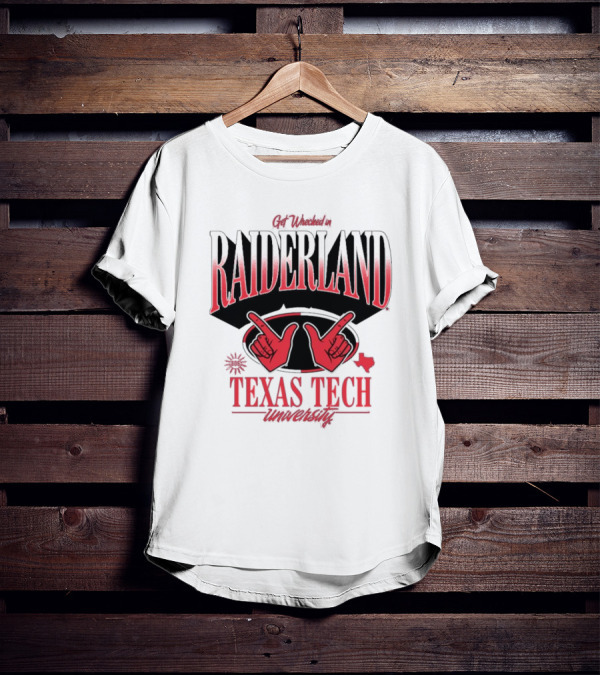 Get Wrecked In Raiderland Texas Tech University Texas 806 T-Shirt