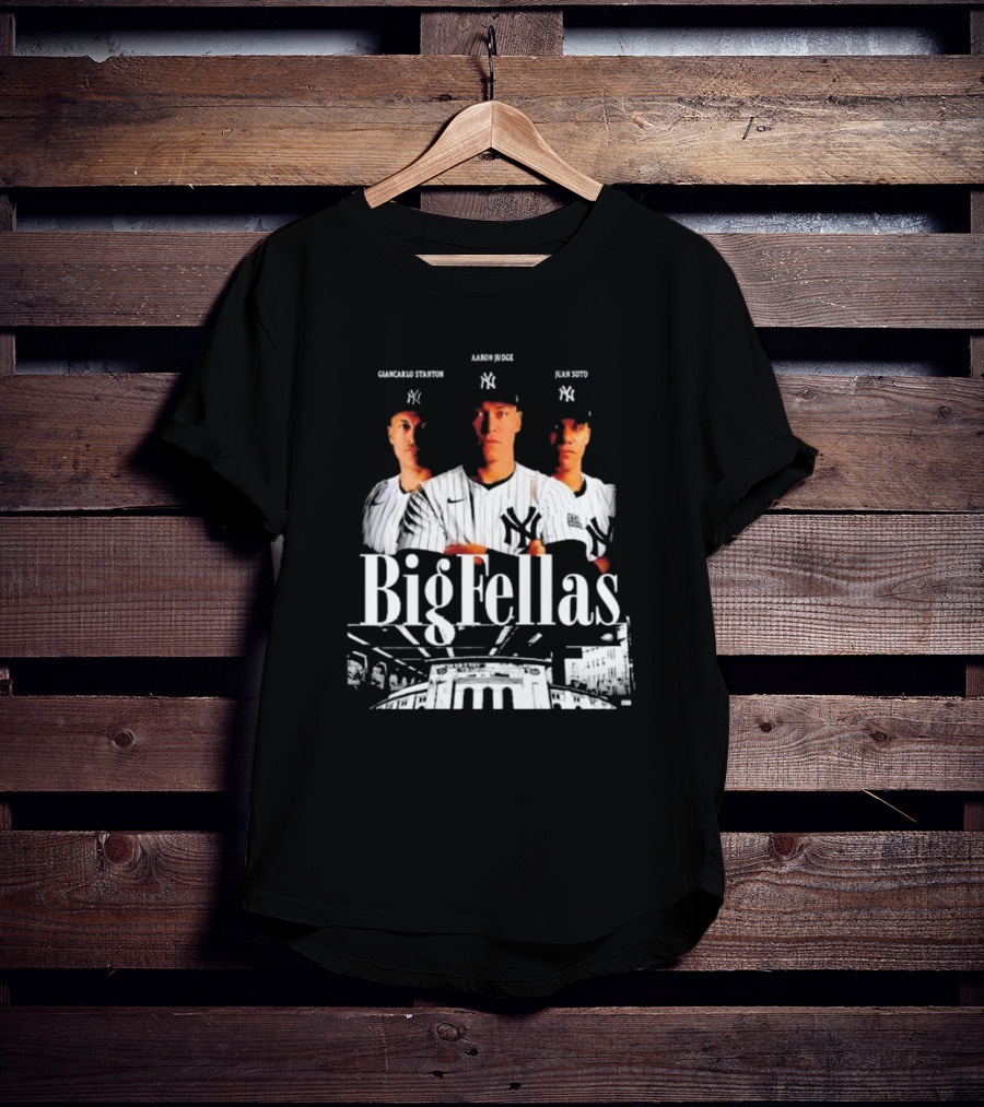 Giancarlo Stanton Aaron Judge Juan Soto Big Fellas New York Yankees Stadium T-Shirt