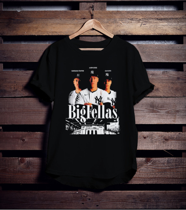 Giancarlo Stanton Aaron Judge Juan Soto Big Fellas New York Yankees Stadium T-Shirt