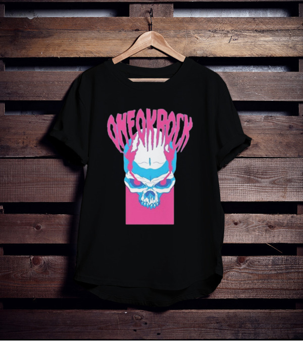 ONE OK ROCK Skull Neon T-Shirt