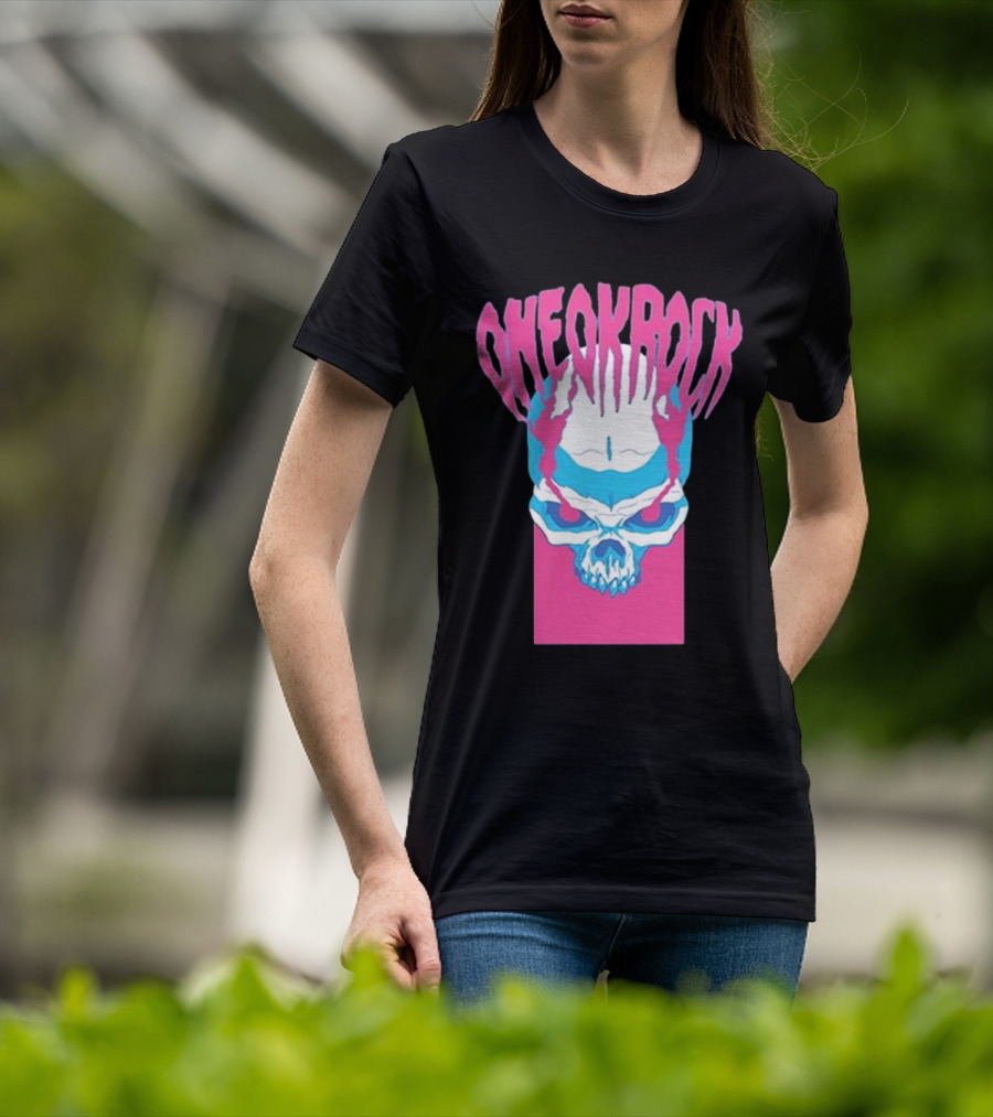 ONE OK ROCK Skull Neon T-Shirt