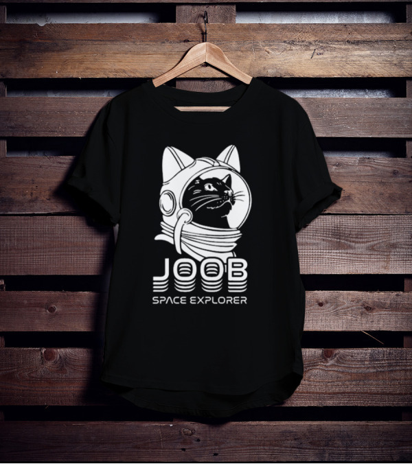 JOOB Cat Astronaut Space Explorer T-Shirt
