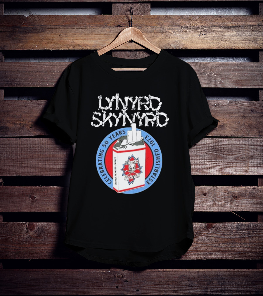 Lynyrd Skynyrd Established 1973 Celebrating 50 Years Smokes Tour T-Shirt