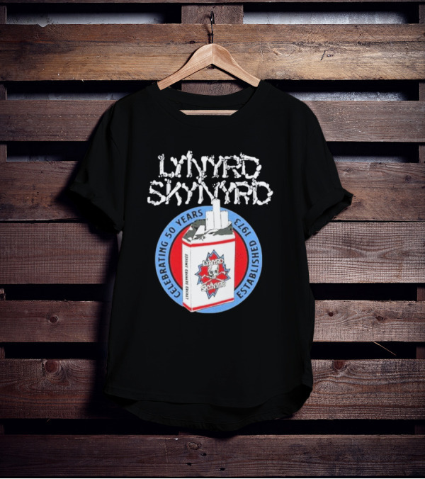 Lynyrd Skynyrd Established 1973 Celebrating 50 Years Smokes Tour T-Shirt