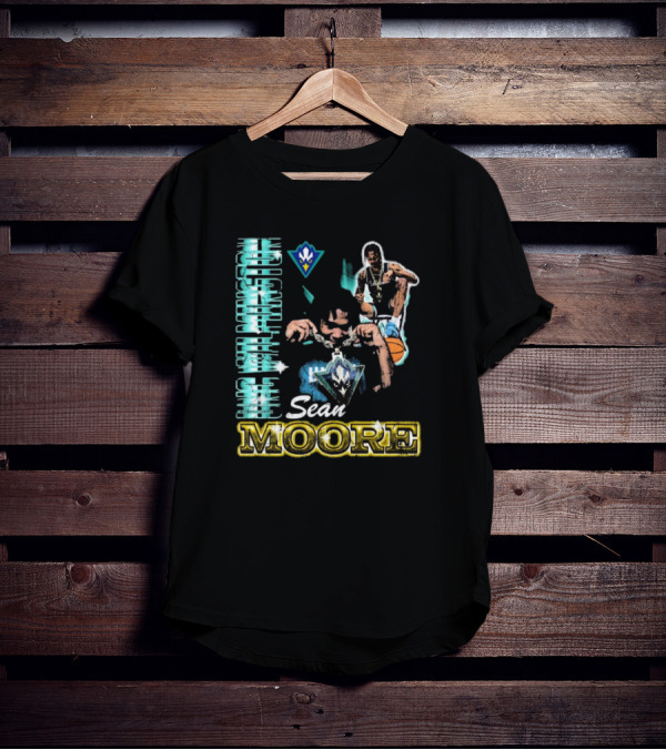 UNC Wilmington Seahawks Sean Moore 90s Basketball T-Shirt