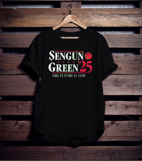 Sengun Green ’25 The Future Is Now Basketball Houston Rockets T-Shirt