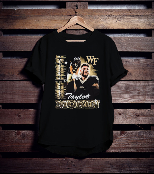 Taylor Morin Wake Forest WF 90s Retro Football Champion T-Shirt
