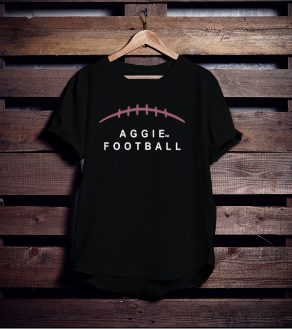 Texas A&M Aggie Football NCAA Stitching T-Shirt
