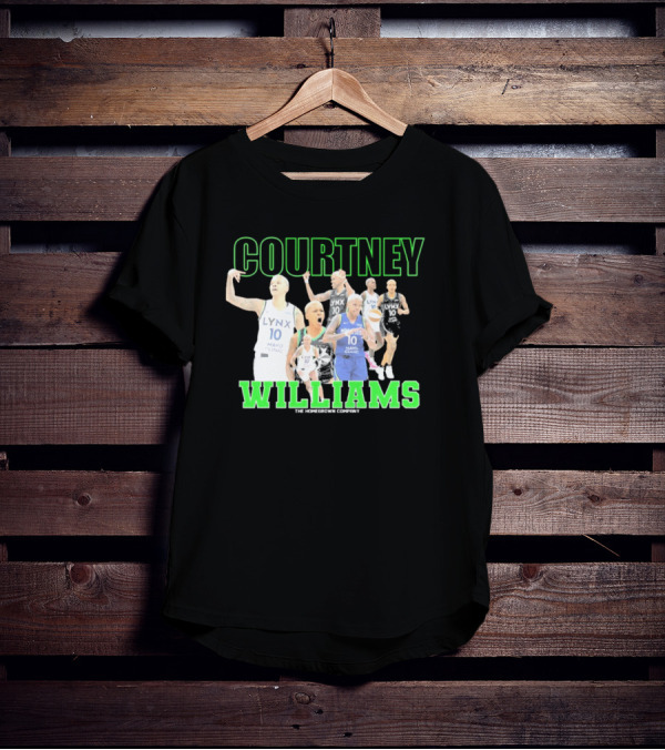 Courtney Williams Minnesota Lynx Lynx 10 The Homegrown Company T-Shirt