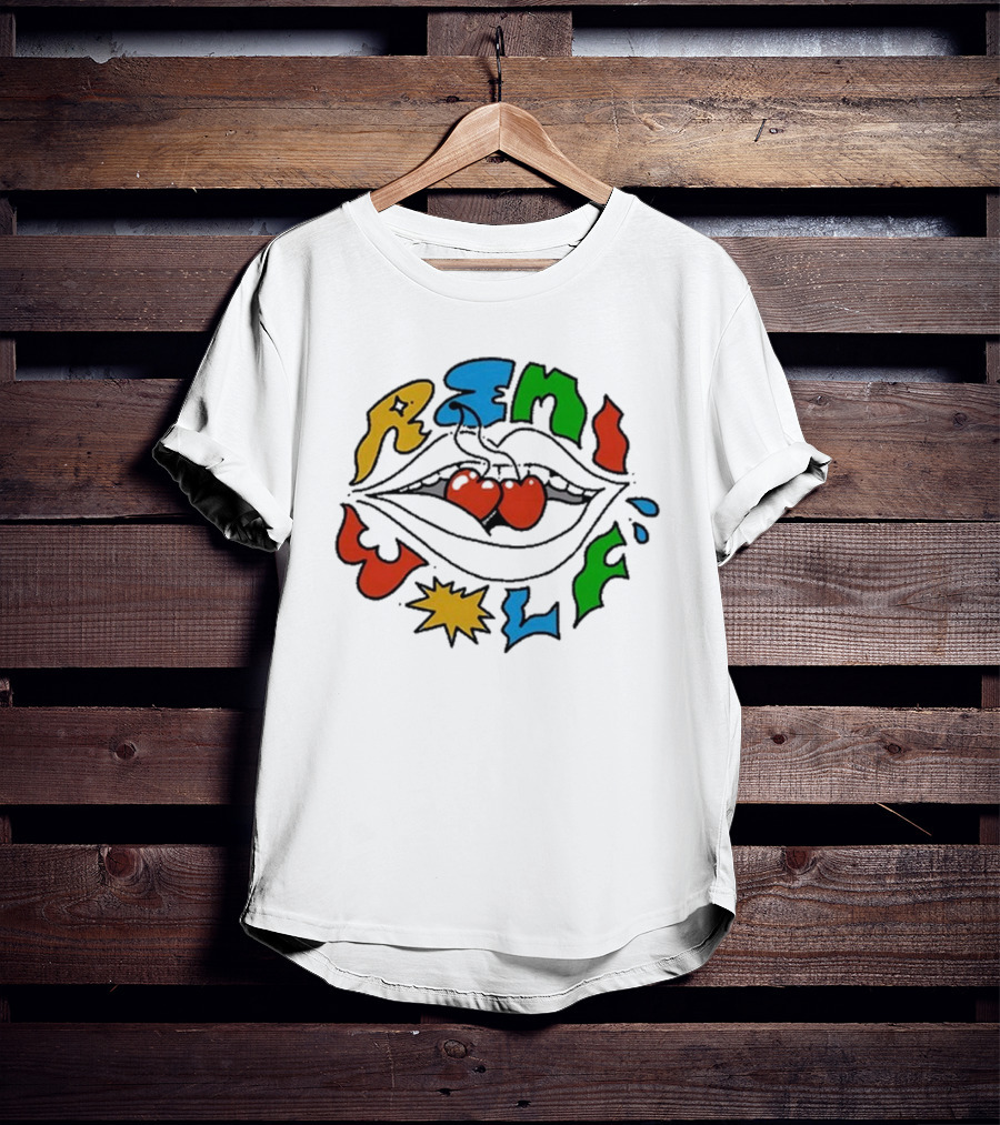 Remi Wolf Colorful Mouth Cherries T-Shirt