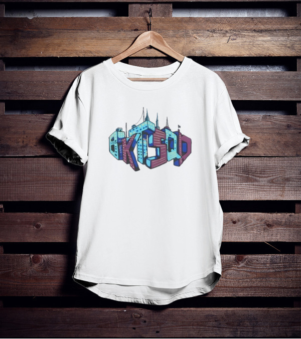 Bucketsquad BKTSQD Skyline Building Blocks T-Shirt