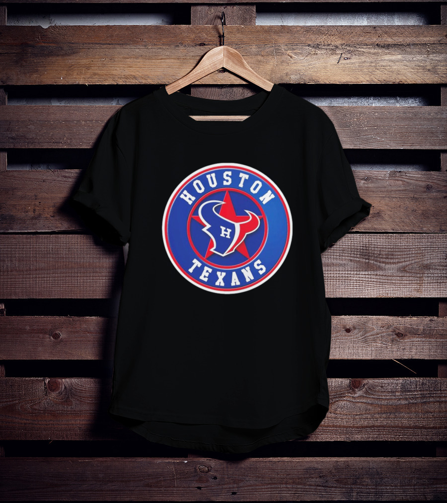 NFL MLB Houston Texans Astros Logo Mashup T-Shirt