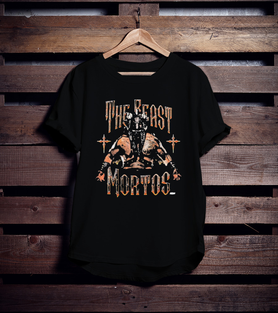 The Beast Mortos AEW Untamed Warrior T-Shirt